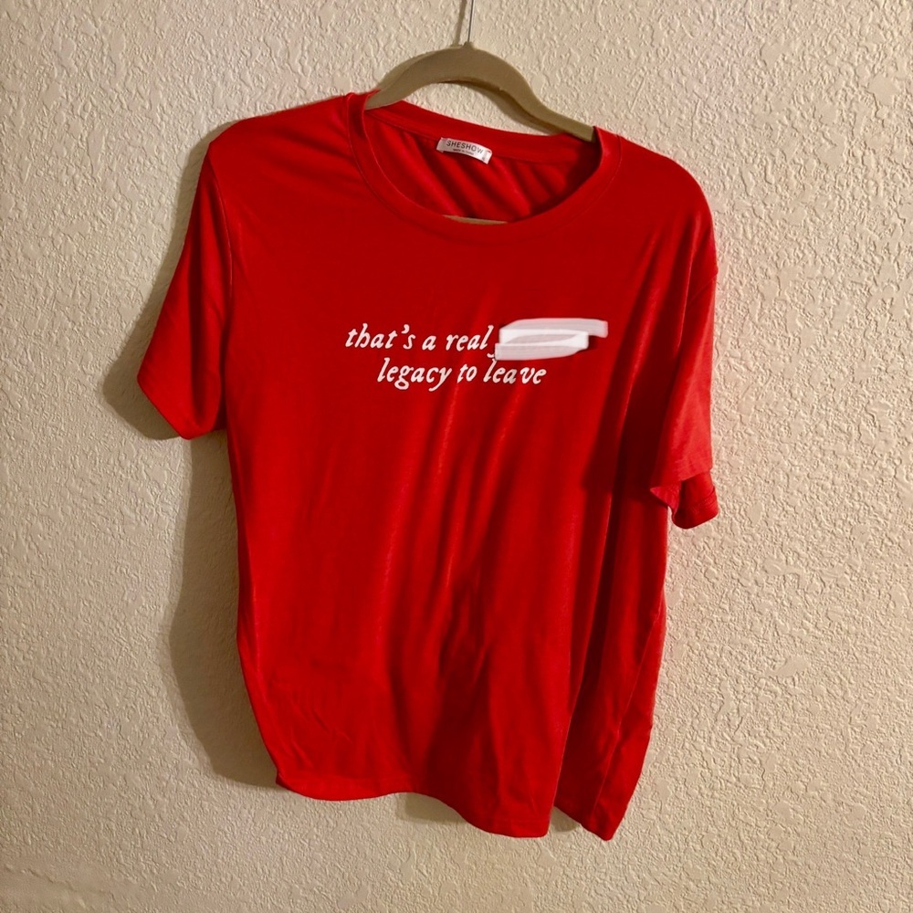 Taylor Swift Legacy Graphic T-Shirt the F word is blurred out